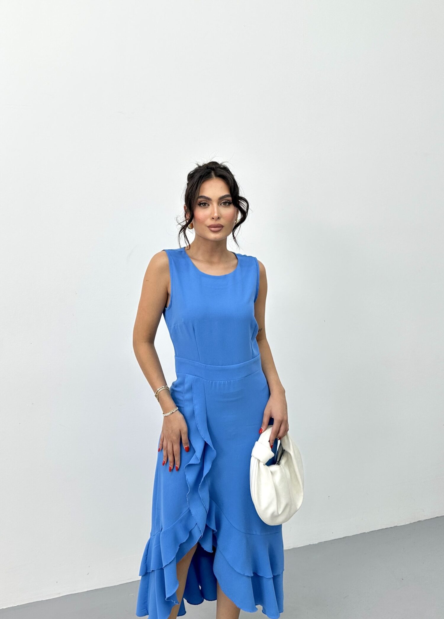 Elegant Wrap Dress With Cap Sleeves - Brand: STEPS - Women & Kids, Baby Clothes Wholesale - Globality Store