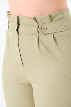 Tapered Cropped Pants With High Waist - Brand: Sortie Collection - Women & Kids, Baby Clothes Wholesale - Globality Store