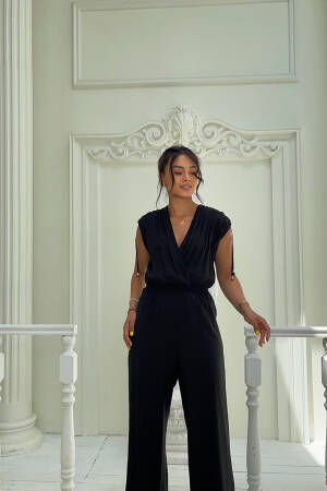 Elegant Sleeveless V-Neck Romper Jumpsuit - Brand: Mode Roy - Women & Kids, Baby Clothes Wholesale - Globality Store