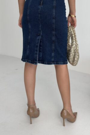 Blue Sexy Sleeveless Bodycon Dress With Square Neck - Brand: XLove - Women & Kids, Baby Clothes Wholesale - Globality Store