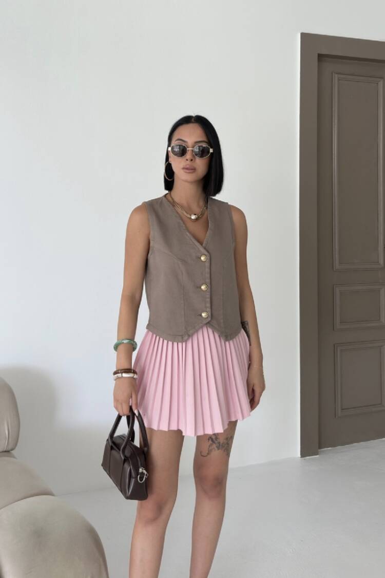 Casual Elegant Preppy Vest