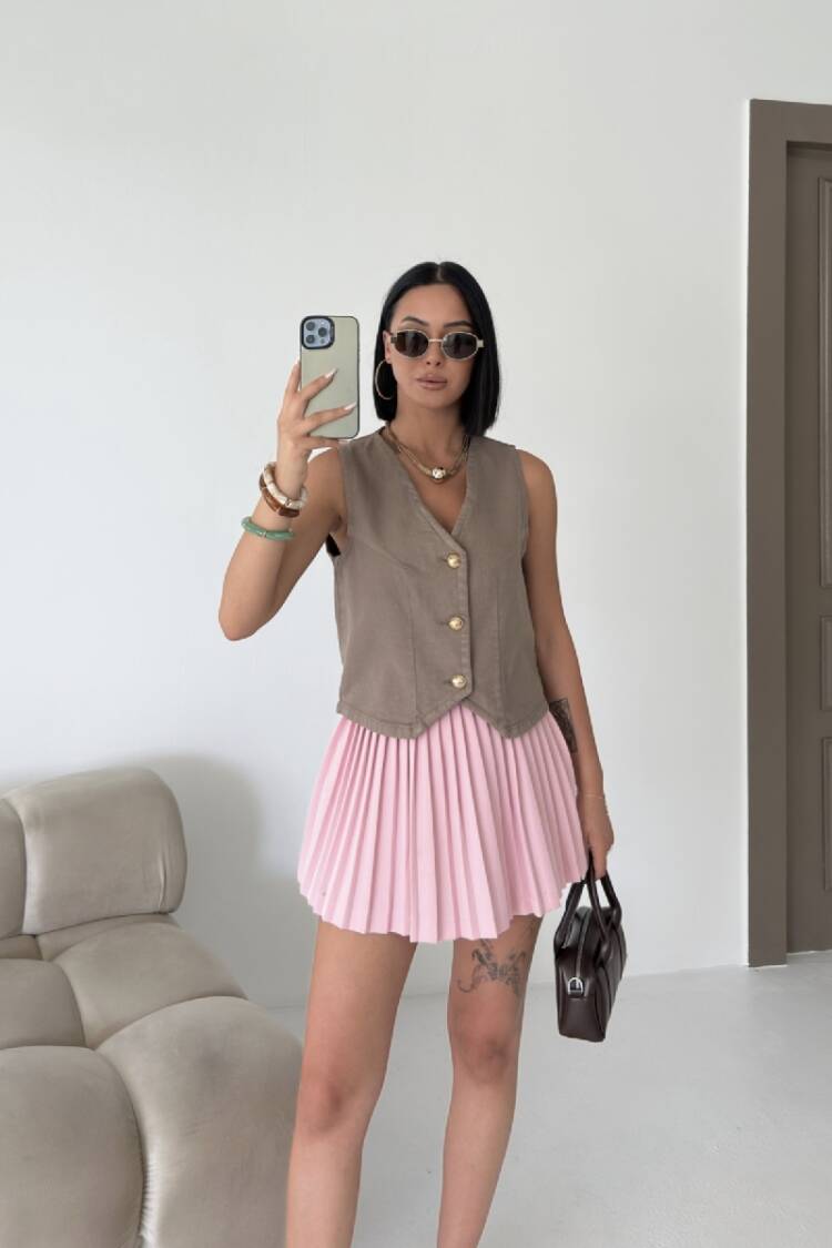 Casual Elegant Preppy Vest