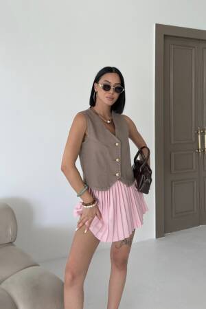 Casual Elegant Preppy Vest