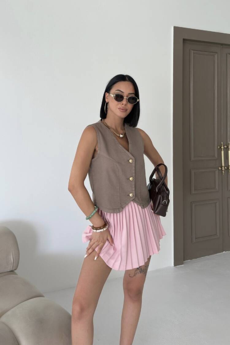 Casual Elegant Preppy Vest