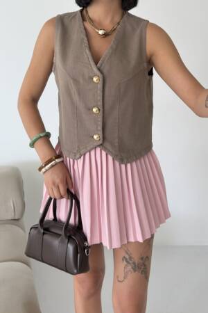 Casual Elegant Preppy Vest