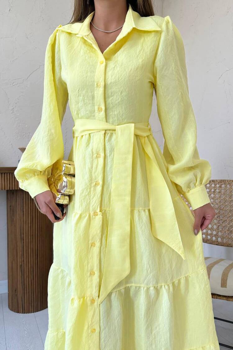 Modest Elegant Shirt Dress Maxi