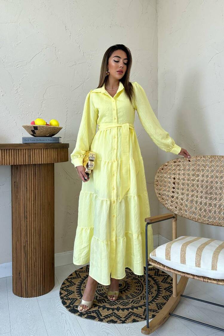 Modest Elegant Shirt Dress Maxi