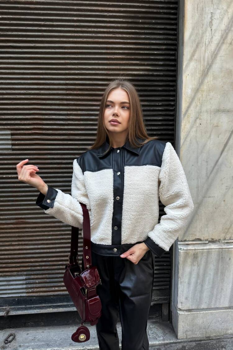 Black Casual Overshirt Jacket