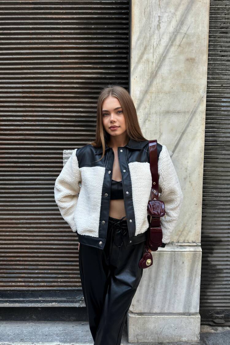 Black Casual Overshirt Jacket