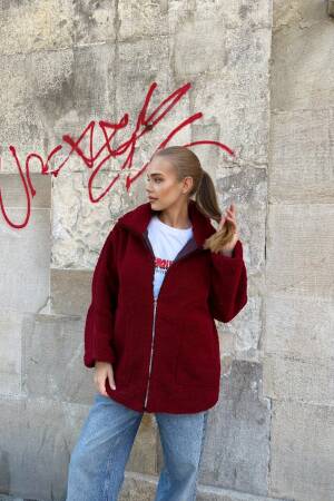 Teddy Jacket With Oversized Fit