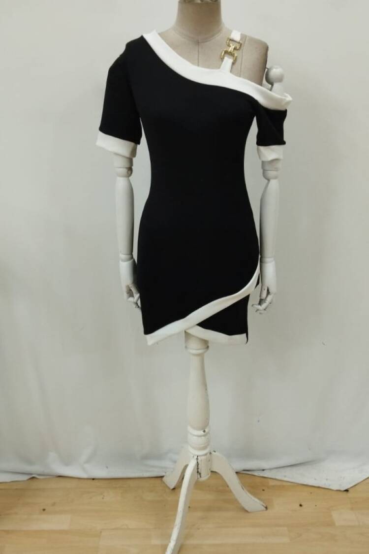 Black Sexy Elegant Bodycon Mini Dress