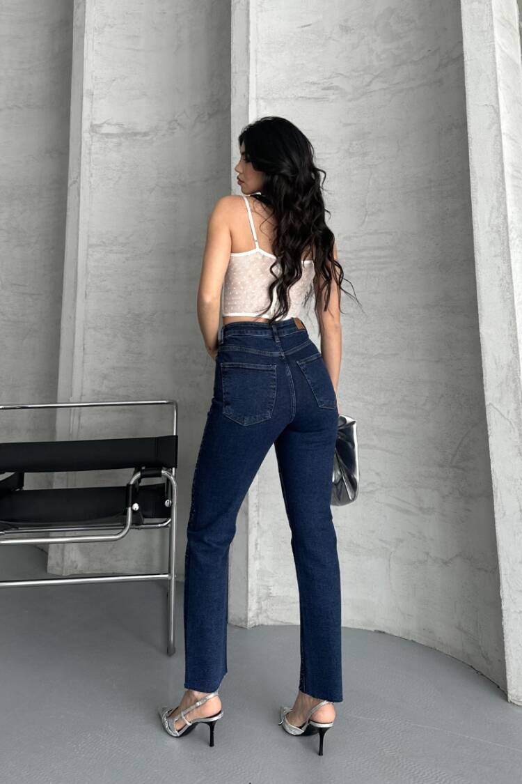 Sexy Casual Streetwear Glam Mom Jeans