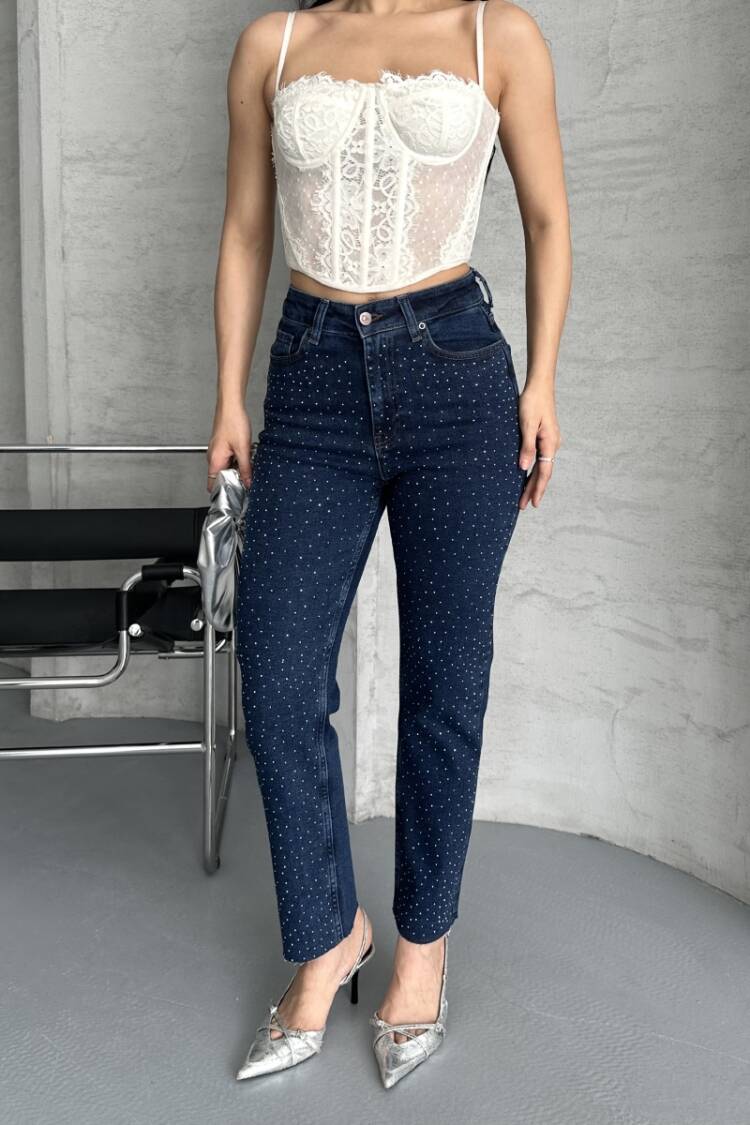 Sexy Casual Streetwear Glam Mom Jeans