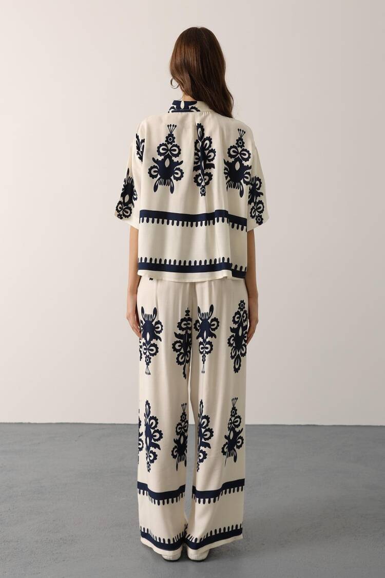 Beige Stylish Floral Set For Spring Summer