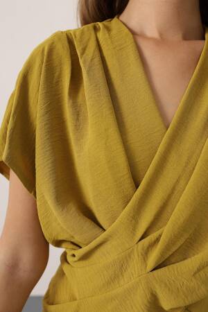 Asymmetric Cut Suit - Oil