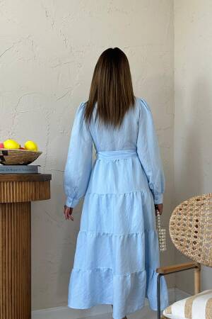 Modest Elegant Shirt Dress With Notched Neck