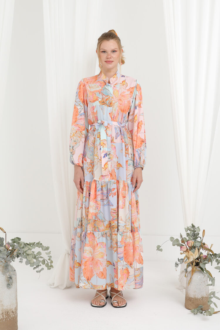 Mix Color Dress
