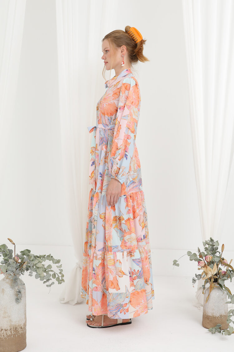 Mix Color Dress