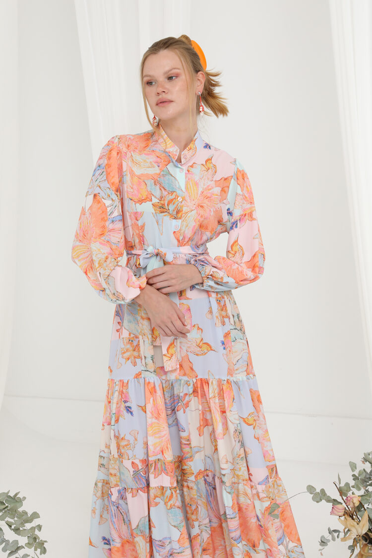 Mix Color Dress