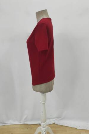 V-Neck Blouse With Short Sleeves
