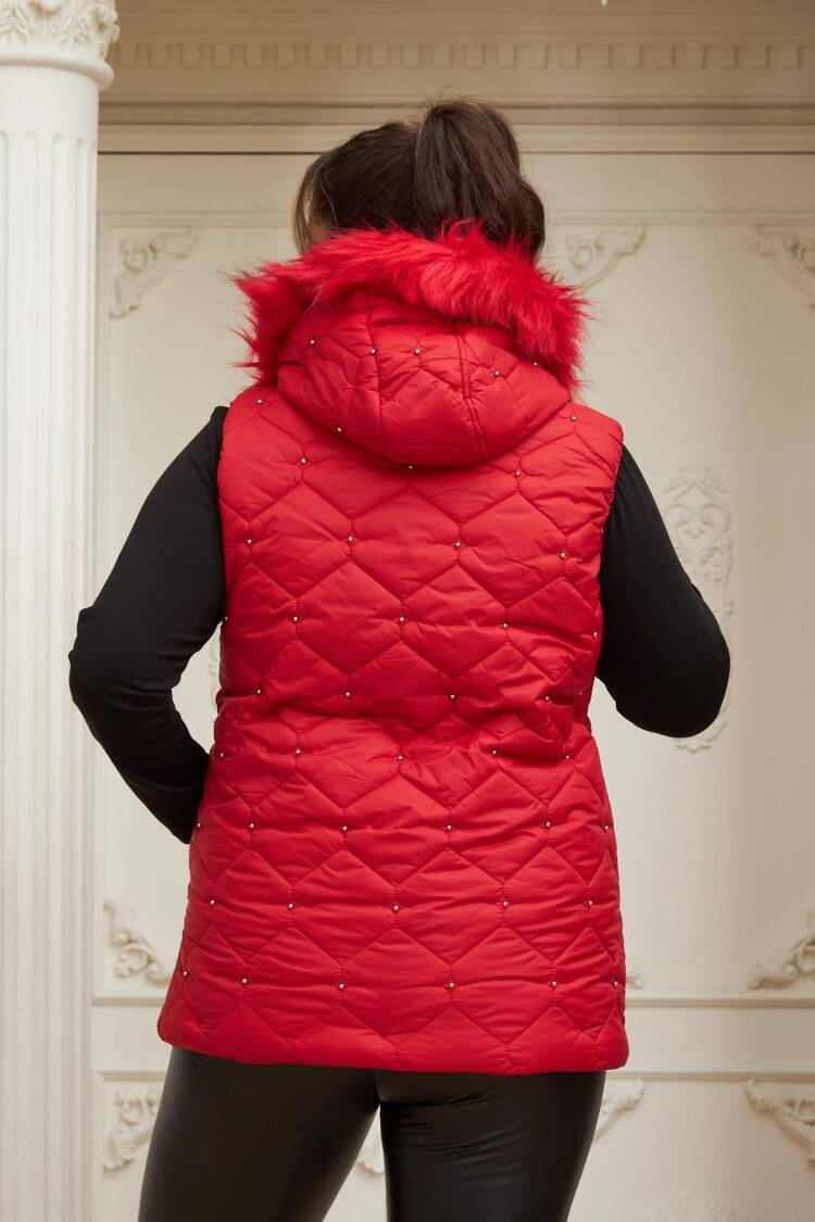 Quilted Casual Sport Plus Size Vest