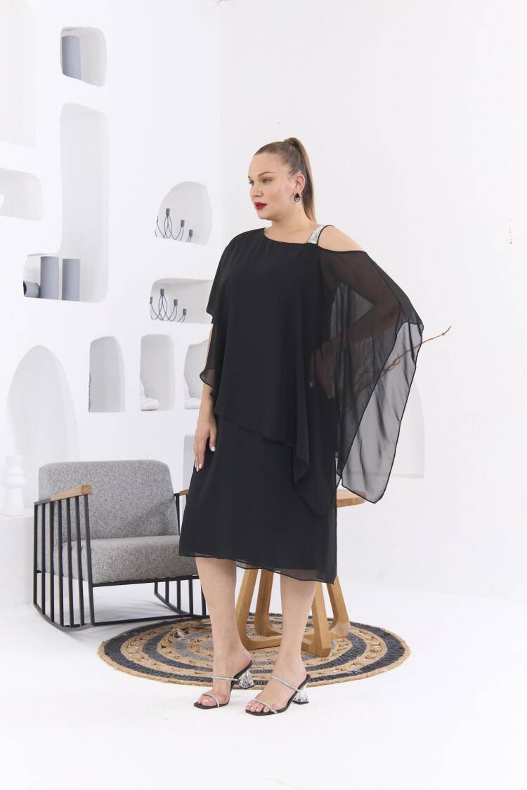 Elegant Plus Size Sleeveless Shift Dress