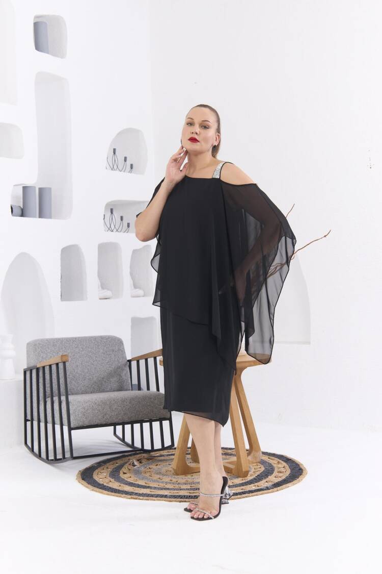 Elegant Plus Size Sleeveless Shift Dress