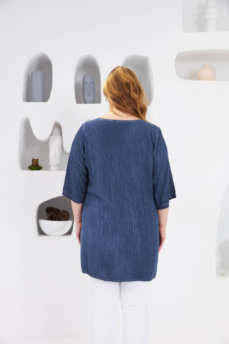 Plus Size Casual Modest Blouse