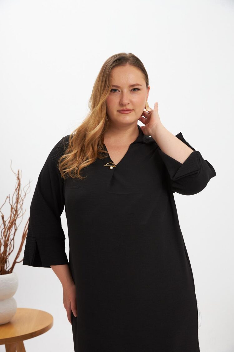 Modest Plus Size Elegant Formal Dress