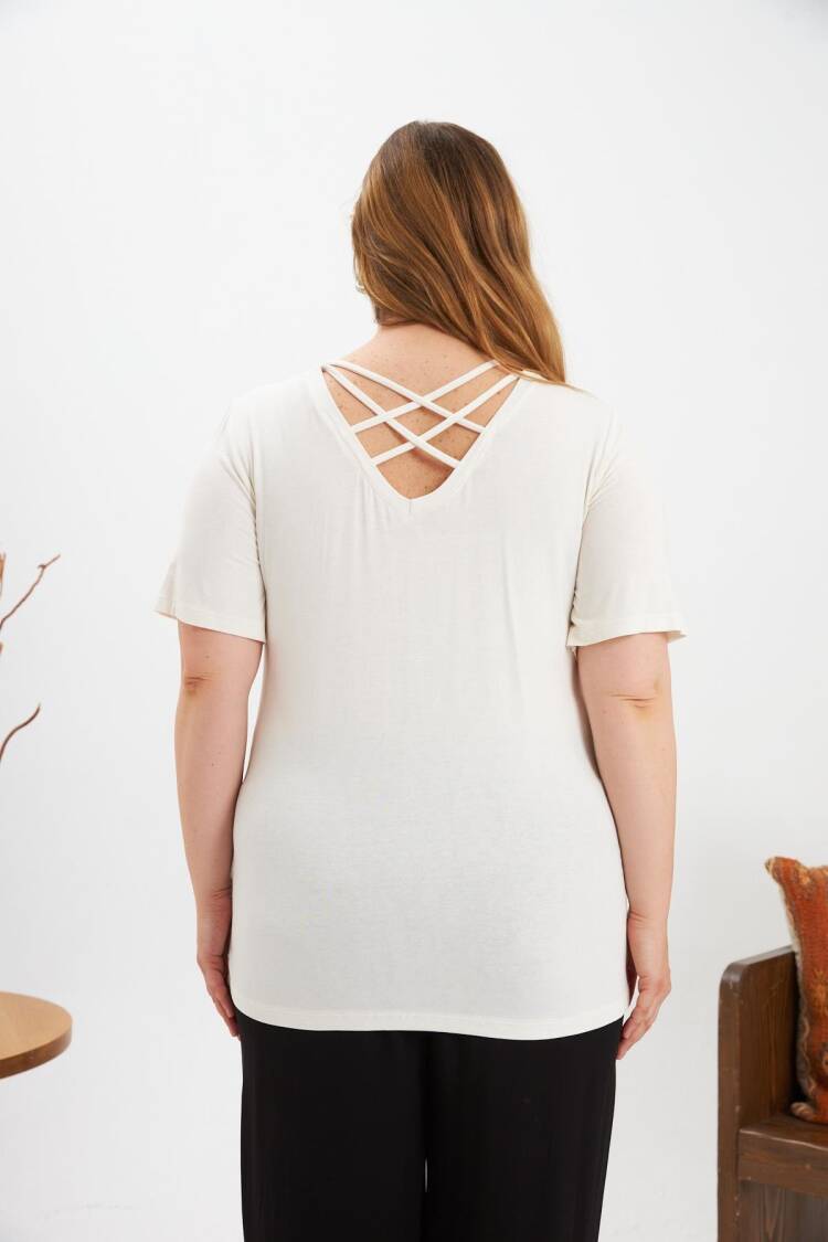 Sequin Sequin Four Color Block Plus Size T Shirt