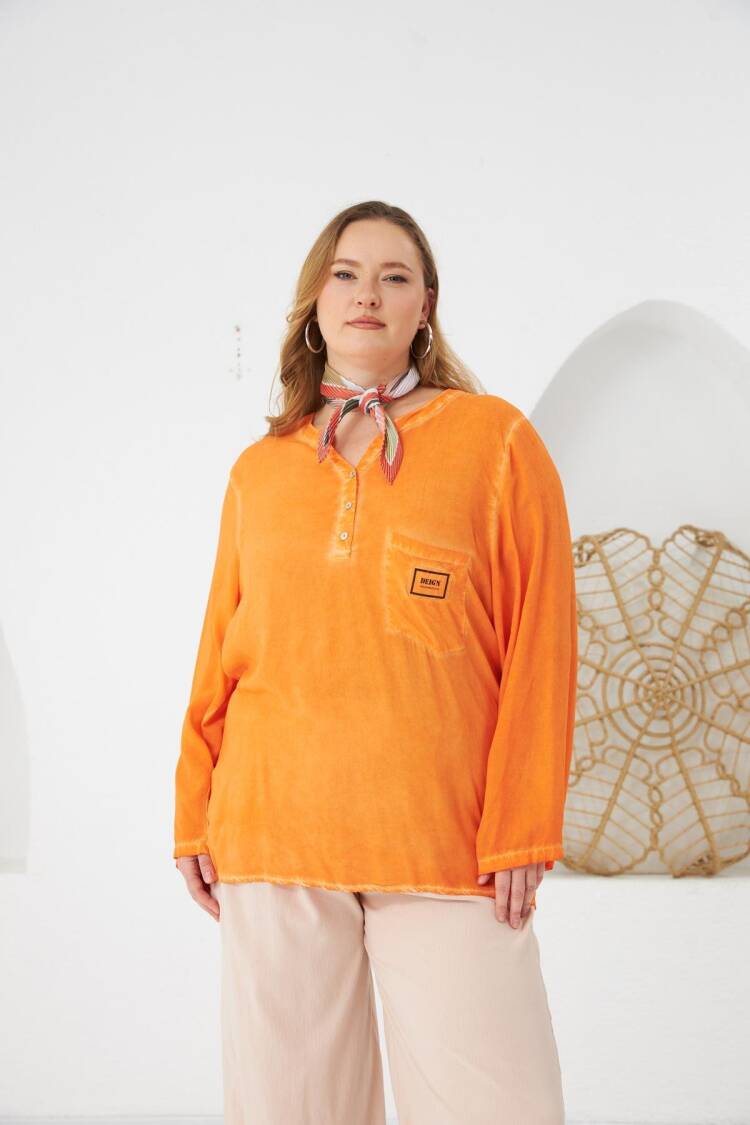 Plus Size Casual Modest Blouse