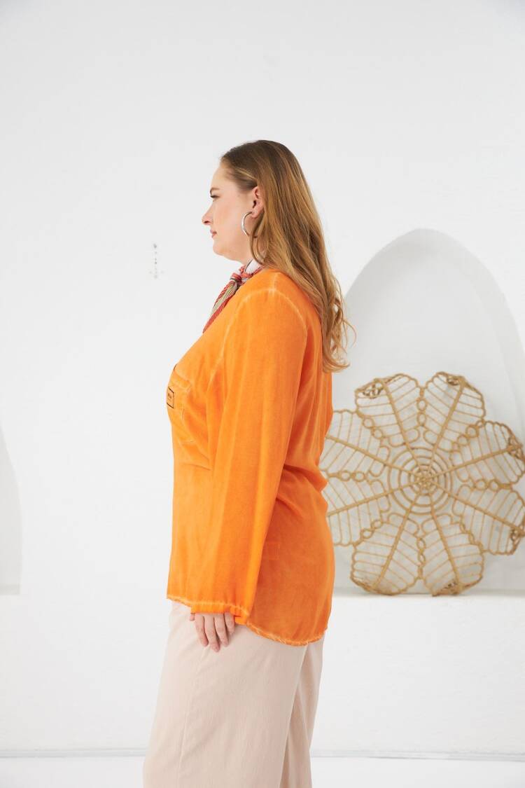 Plus Size Casual Modest Blouse