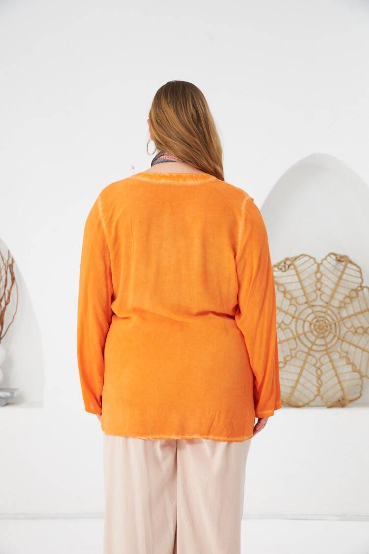 Plus Size Casual Modest Blouse