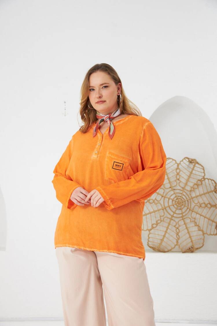 Plus Size Casual Modest Blouse