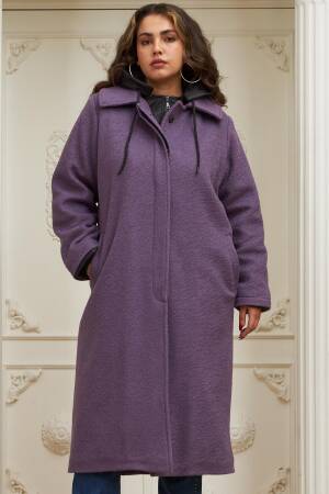 Single-Breasted Long Coat With Flap Pocket