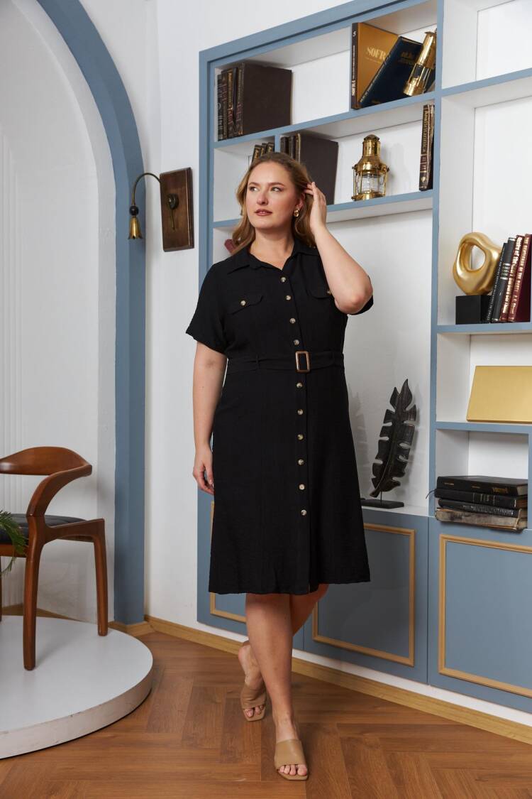 Modest Plus Size Casual Elegant Formal Dress