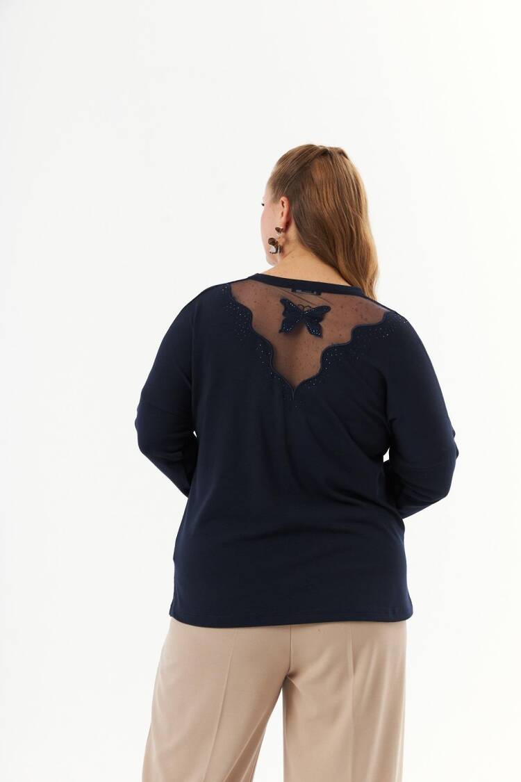 Plus Size Elegant V-Neck Blouse
