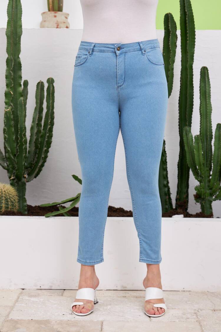High Waist Mom Skinny Jeans