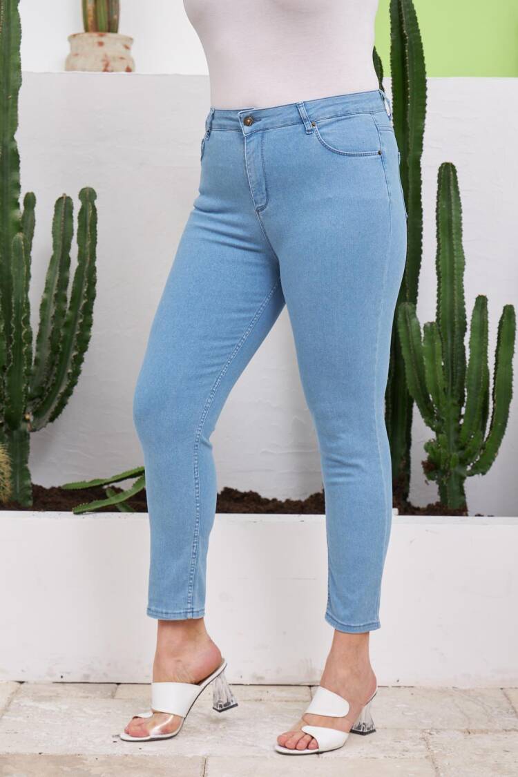 High Waist Mom Skinny Jeans