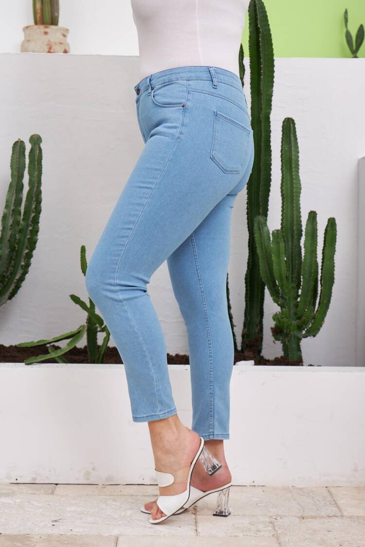 High Waist Mom Skinny Jeans
