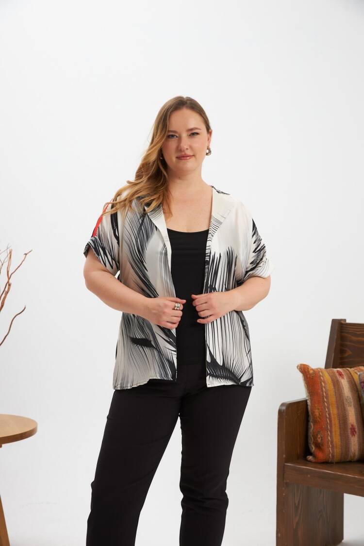 Black Plus Size Casual Elegant Blouse