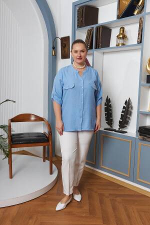 Modest Plus Size Casual Elegant Shirt
