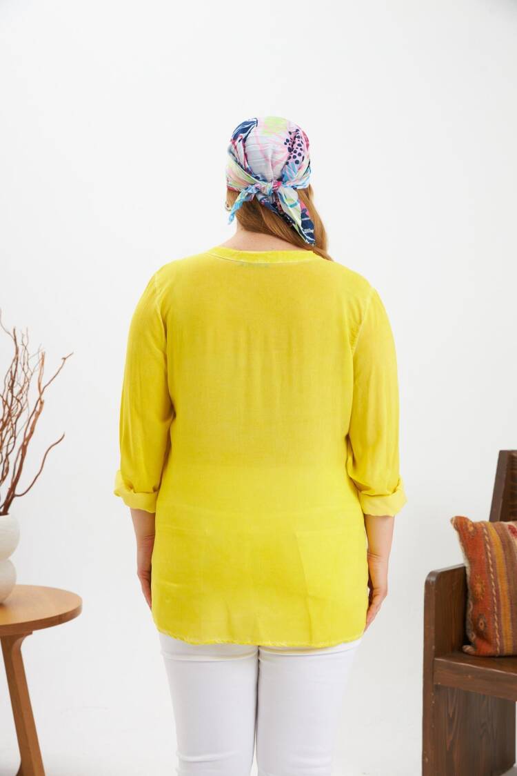 Plus Size Casual Modest Blouse