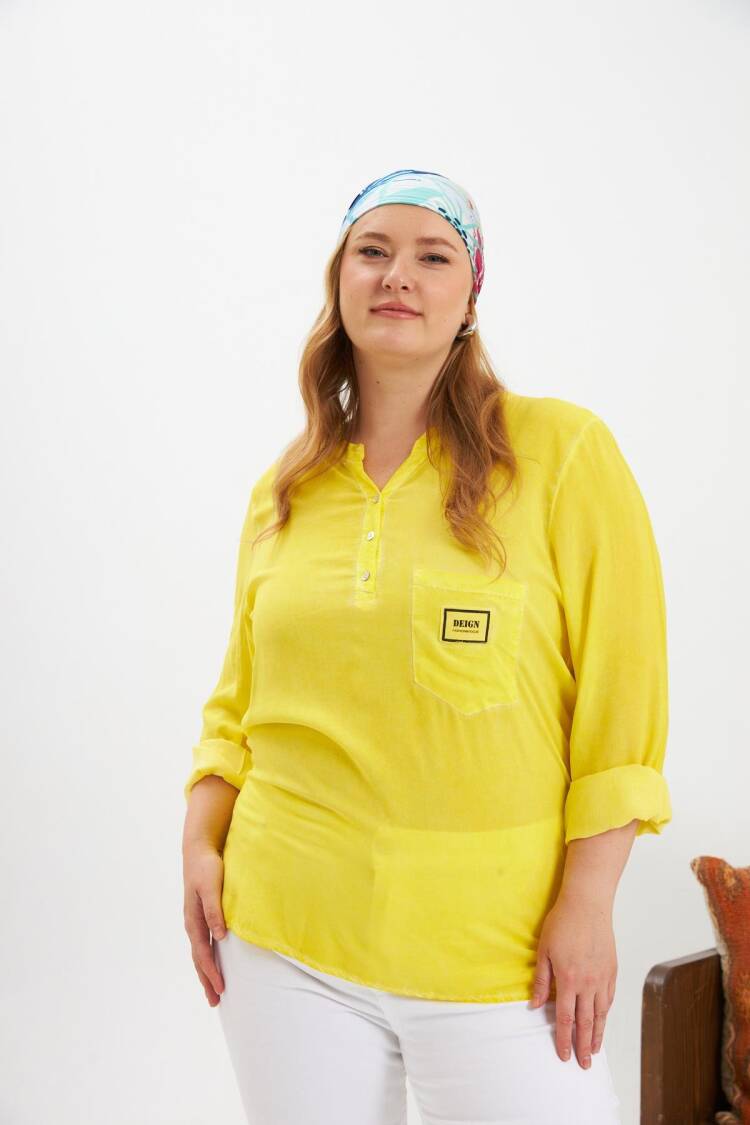 Plus Size Casual Modest Blouse