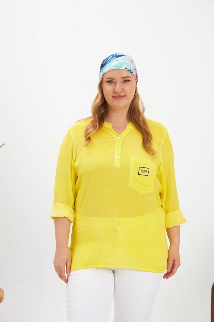 Plus Size Casual Modest Blouse
