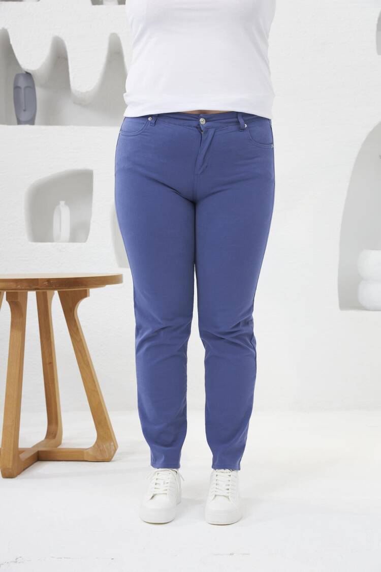Plus Size Casual Preppy Mom Pants