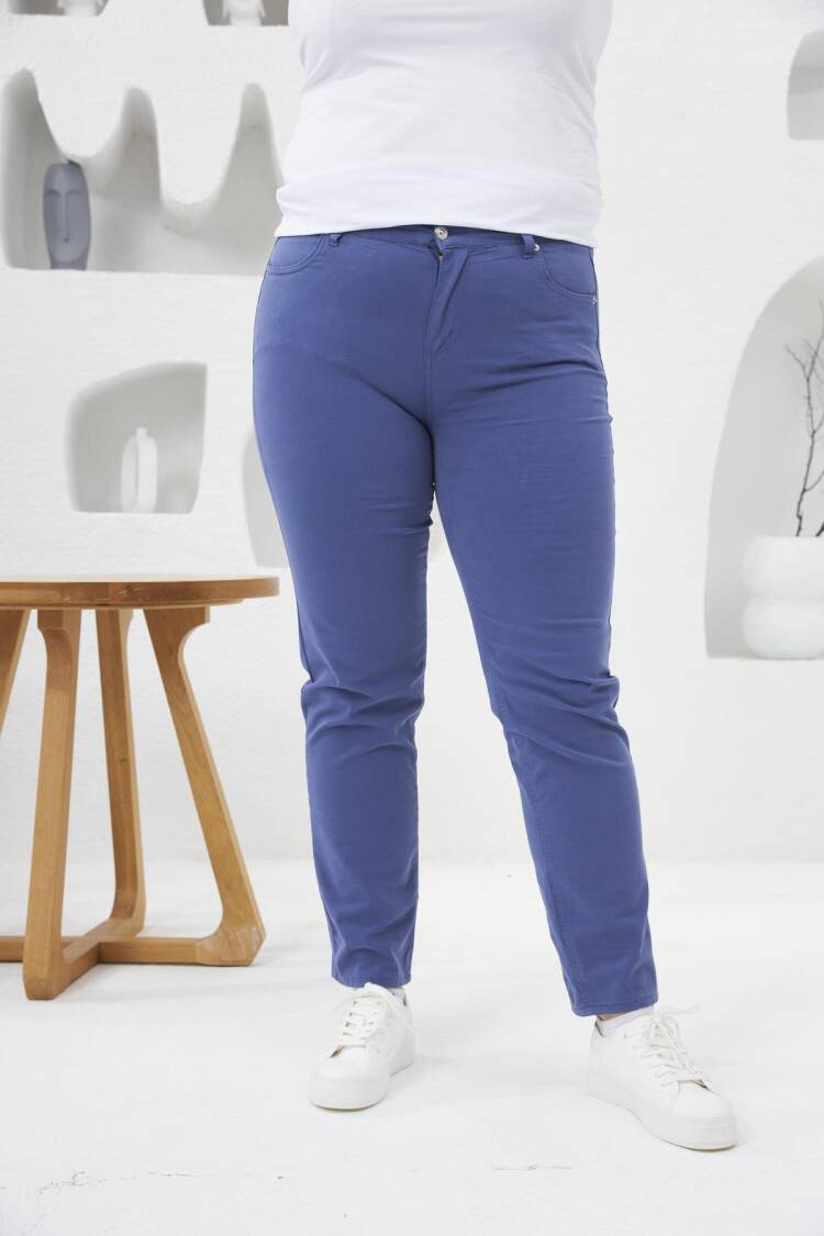 Plus Size Casual Preppy Mom Pants