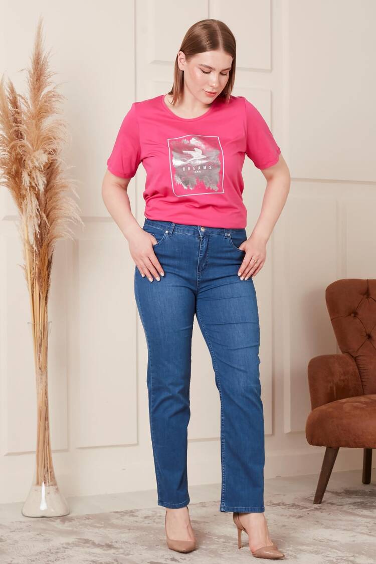 Pipe Leg Plus SizeJeans