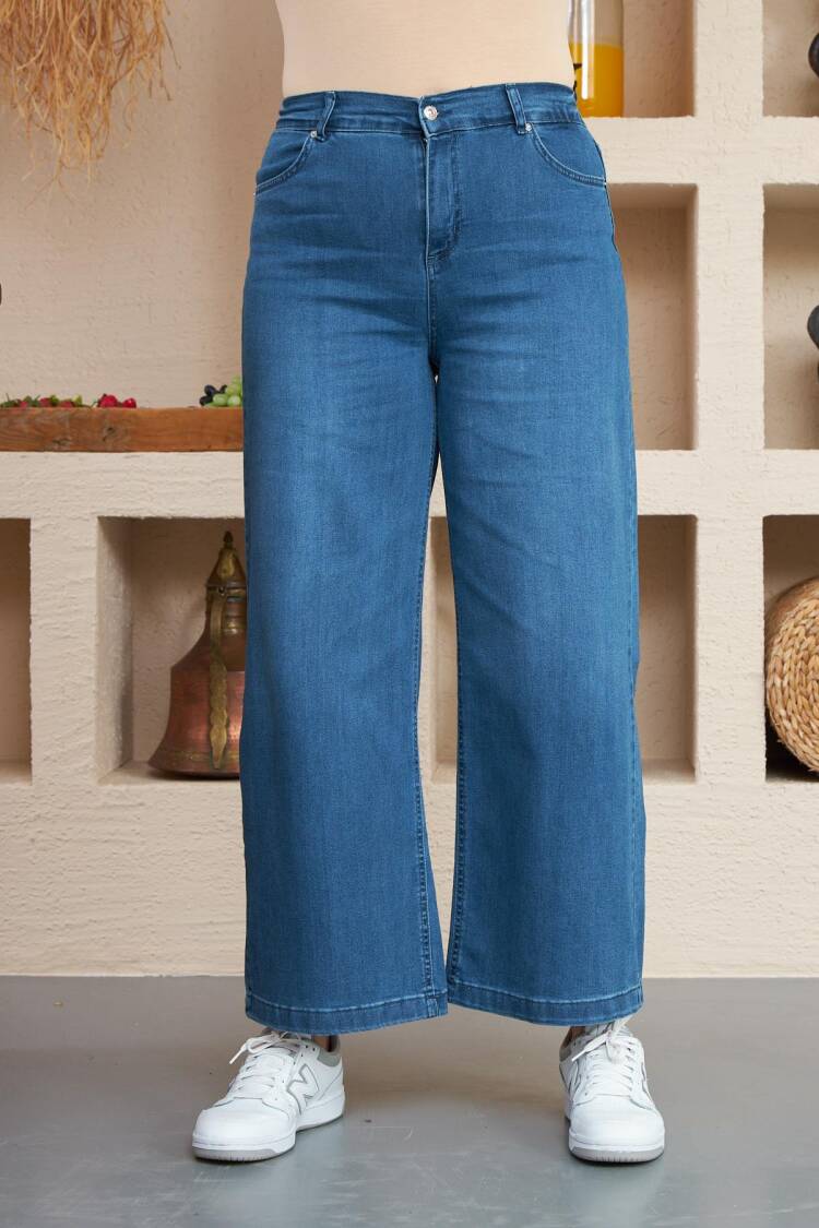 Casual Plus Size Mom Jeans