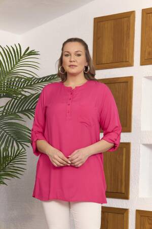 Modest Plus Size Casual Blouse